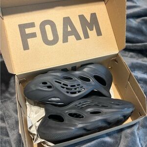 Black Foam Slip-On Shoes